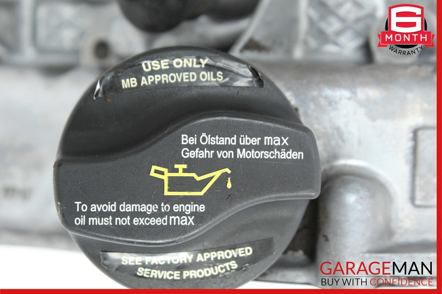 06-11 Mercedes C230 CLK350 Right Side Engine Motor Cylinder Head Valve Cover