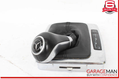 12-14 Mercedes W204 C250 Gear Shift Selector Indicator Knob Boot Assembly OEM