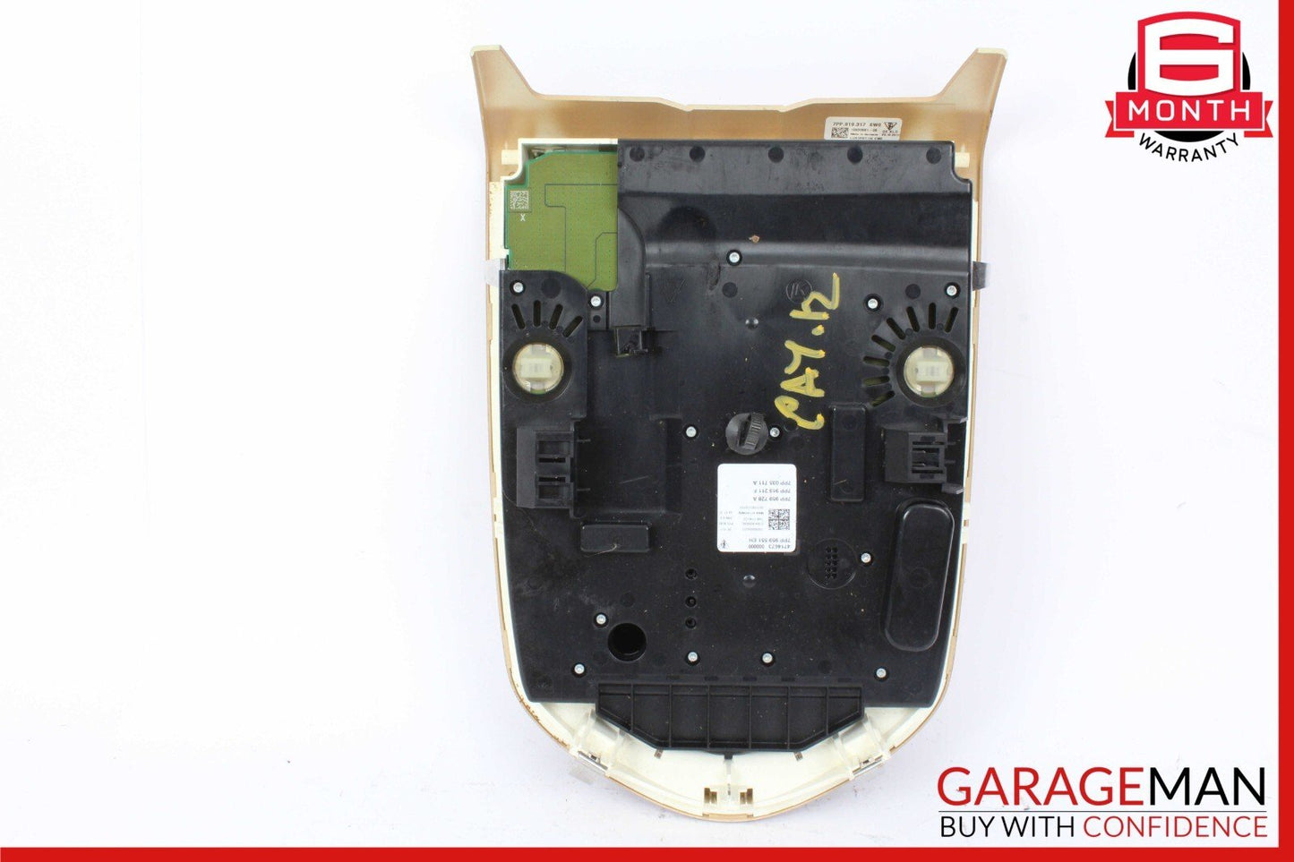 11-18 Porsche Cayenne 958 Front Overhead Dome Light Lamp Beige OEM