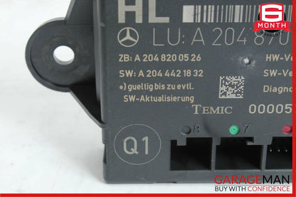08-14 Mercedes W204 C280 C350 Rear Left Side Door Control Module 2048702326 OEM