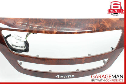 10-13 Mercedes W221 S550 S450 4Matic Dashboard Dash Center Trim Molding OEM