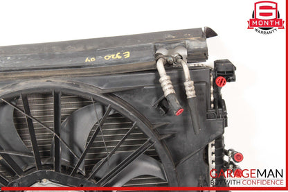 04-11 Mercedes W211 E320 Engine Motor Cooling Fan Radiator A/C Condenser Assy
