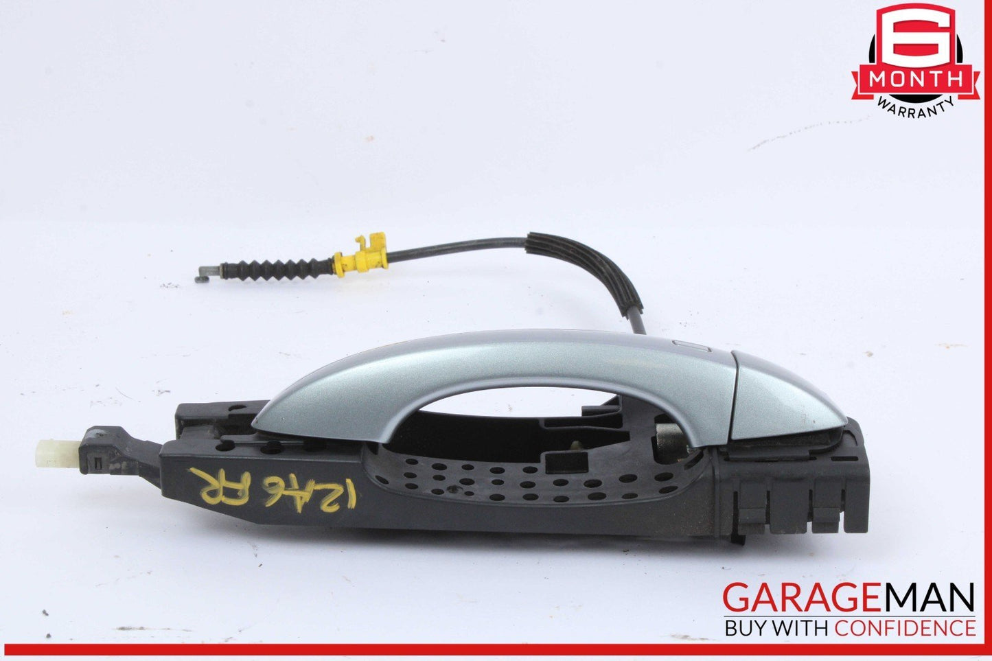 12-18 Audi A6 A7 Right Passenger Side Exterior Door Handle Gray 4H0837886 OEM
