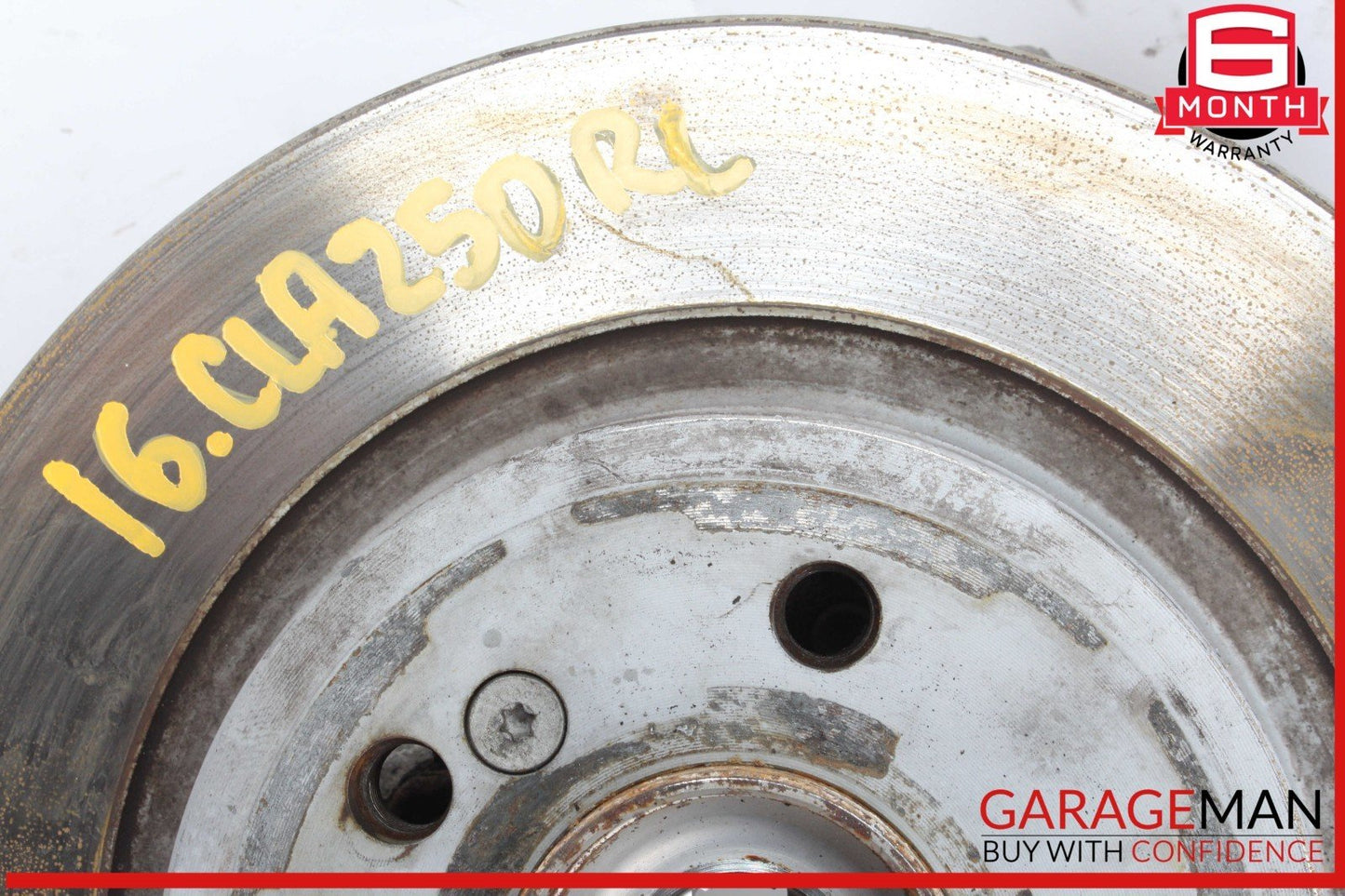 14-19 Mercedes W117 CLA250 Rear Left Side Spindle Knuckle Hub w/ Rotor Disc OEM