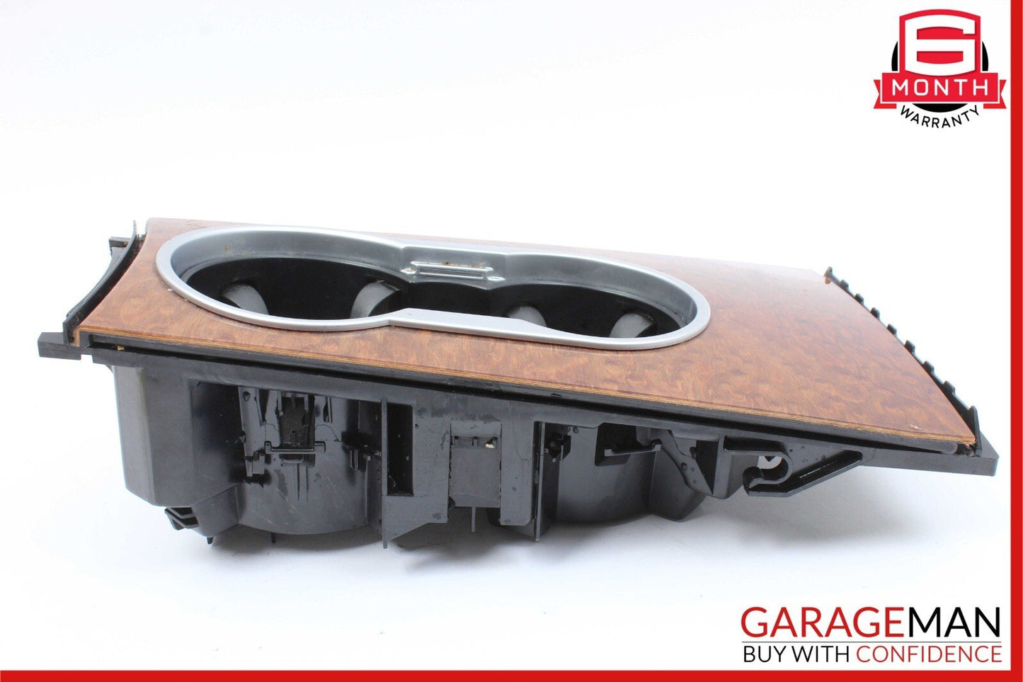 06-12 Mercedes W164 ML350 GL450 Front Center Console Cup Holder Compartment Wood