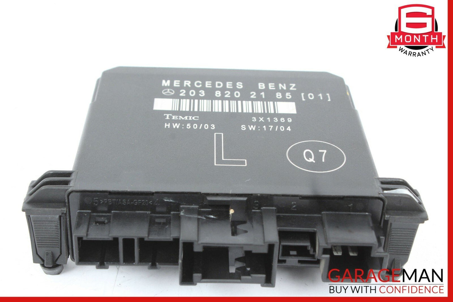 01-07 Mercedes W203 C230 C320 C55 AMG Rear Left Side Door Controller Module