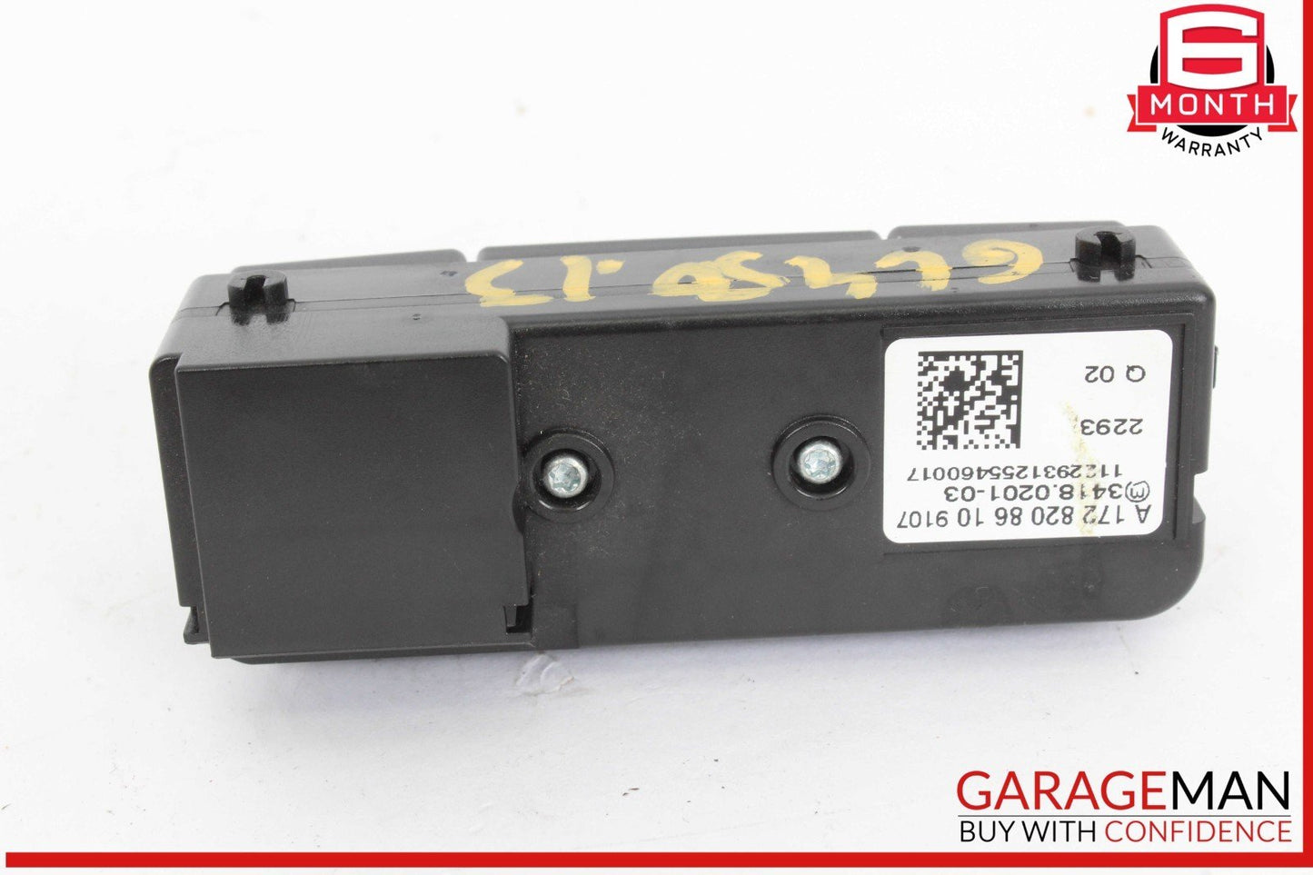 12-20 Mercedes X166 GL450 Overhead Emergency Panel Control Switch 1728208610 OEM