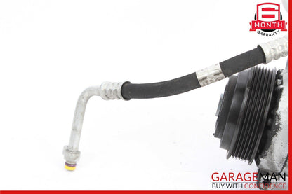 12-18 Mercedes W218 CLS550 A/C Air Conditioning Compressor Pump w/ Line Pipe OEM