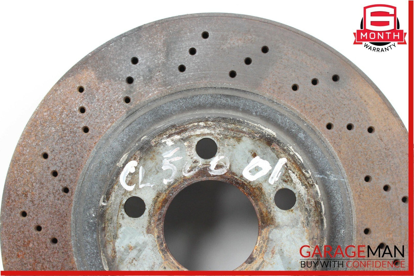 00-06 Mercedes W215 CL600 CL500 CL55 AMG Front Brake Rotor Rotors Set Drilled