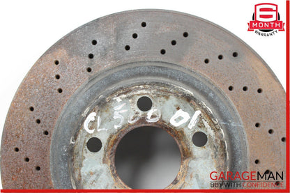 00-06 Mercedes W215 CL600 CL500 CL55 AMG Front Brake Rotor Rotors Set Drilled