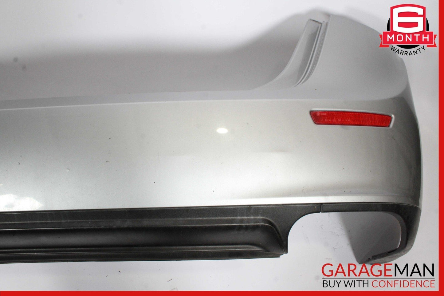 14-17 Maserati Ghibli M157 Rear Bumper Cover Panel Silver OEM