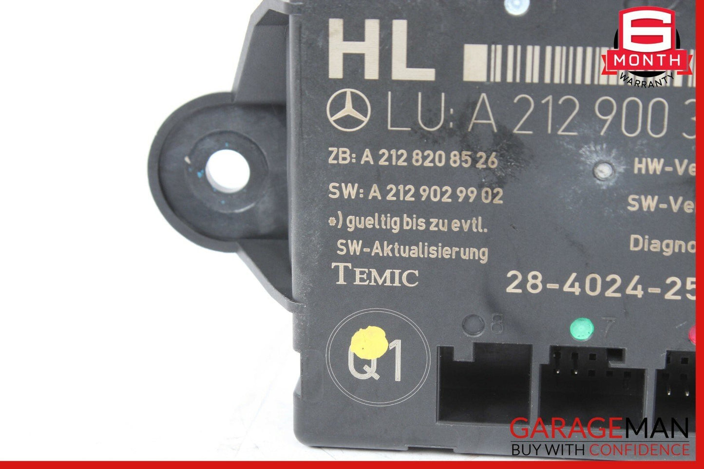 08-14 Mercedes W204 C250 C300 Rear Left Driver Side Door Control Module OEM