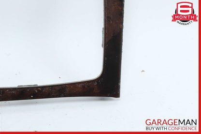 08-15 Mercedes GLK350 C350 E350 Center Console Shift Shifter Bezel Trim Wood OEM