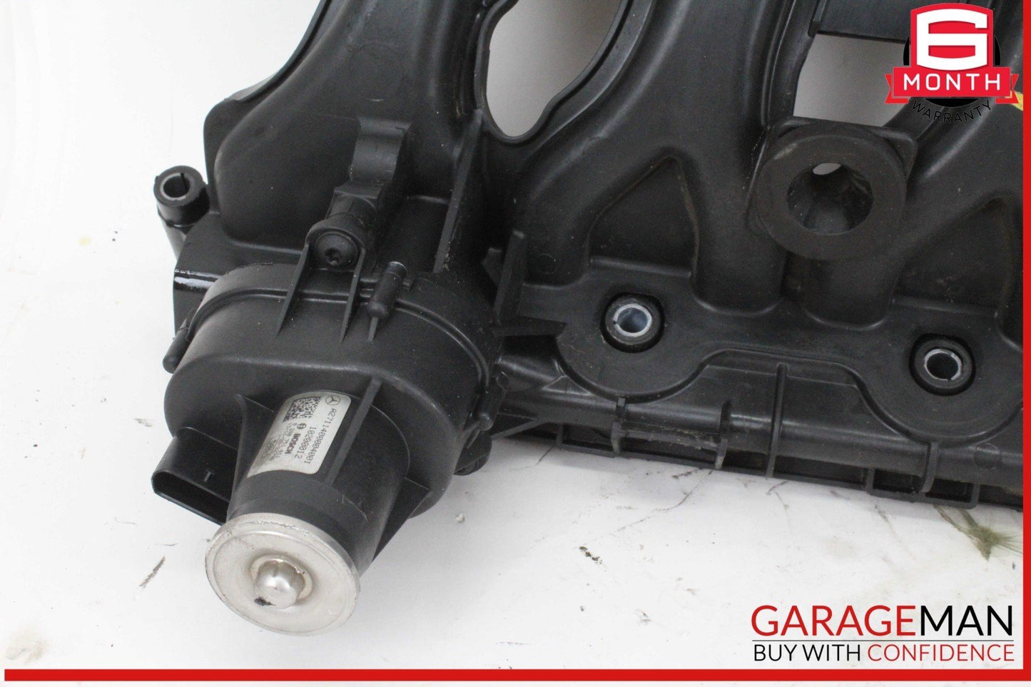 10-16 Mercedes W204 C250 Intake Manifold Assembly w/ Valve Motor & Throttle Body