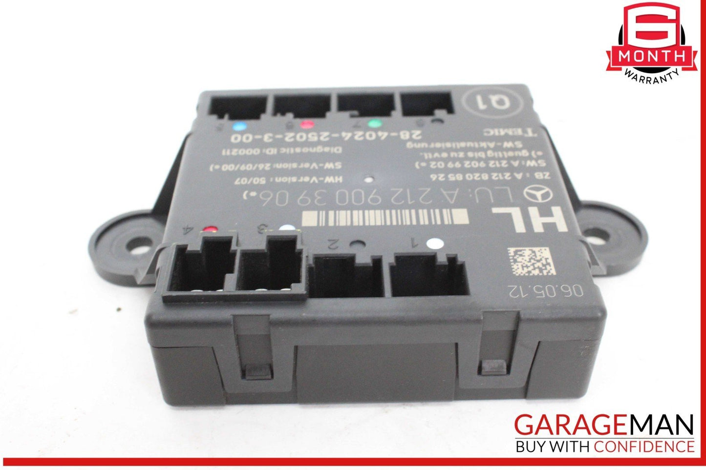 08-14 Mercedes W212 E350 Rear Left Driver Side Door Control Module Unit OEM