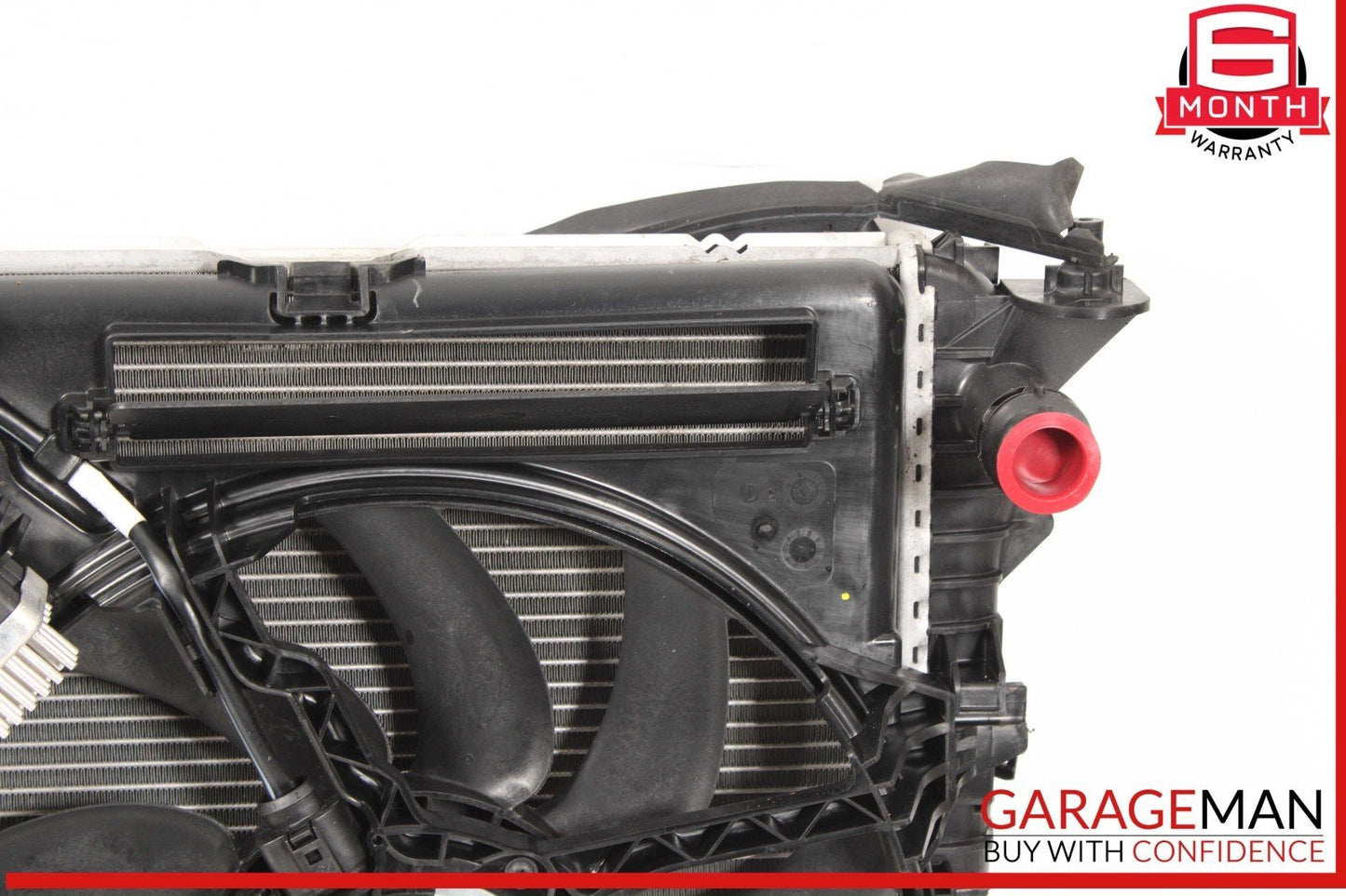 09-16 Audi A5 Q5 2.0L Engine Cooling Radiator AC A/C Condenser Assembly OEM