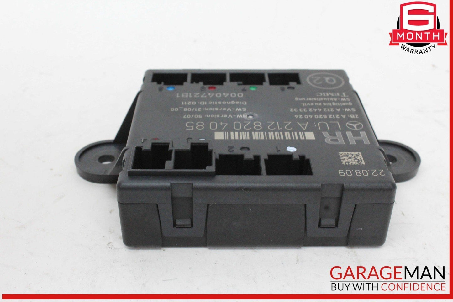 08-14 Mercedes X204 GLK350 4MATIC Rear Right Side Door Control Module Unit OEM