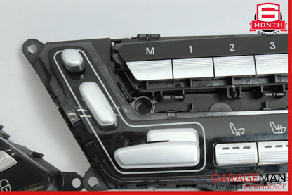 07-14 Mercedes W221 S550 Front Left Side Seat Control Switch Set Assembly OEM