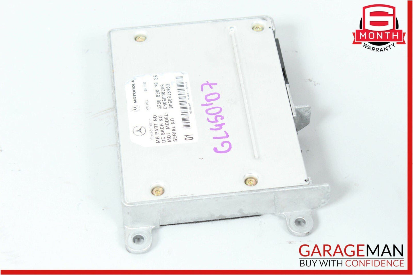 07-09 Mercedes X164 GL450 R350 SL550 Voice Phone Telephone Communication Module