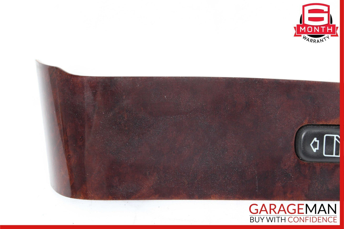 00-06 Mercedes W215 CL500 CL600 Front Left Driver Side Window Glass Switch Wood