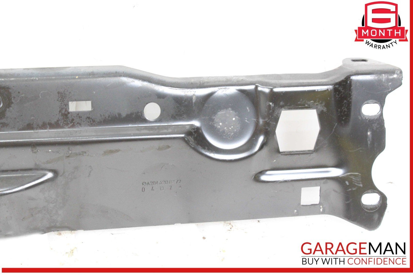 08-14 Mercedes W204 C250 C350 C280 Upper Radiator Core Support Bar Black OEM