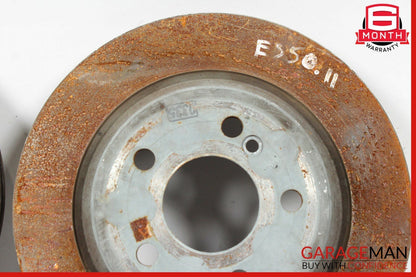10-18 Mercedes W212 E350 Rear Brake Rotors Disc Left & Right Set 0004230912 OEM