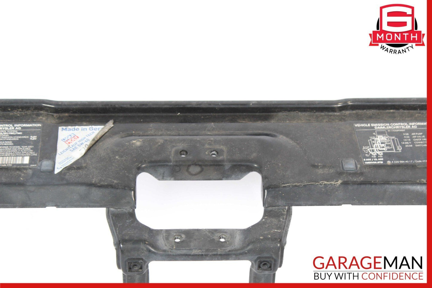 00-06 Mercedes W215 CL600 Top Radiator Core Support Headlight Bracket Frame OEM