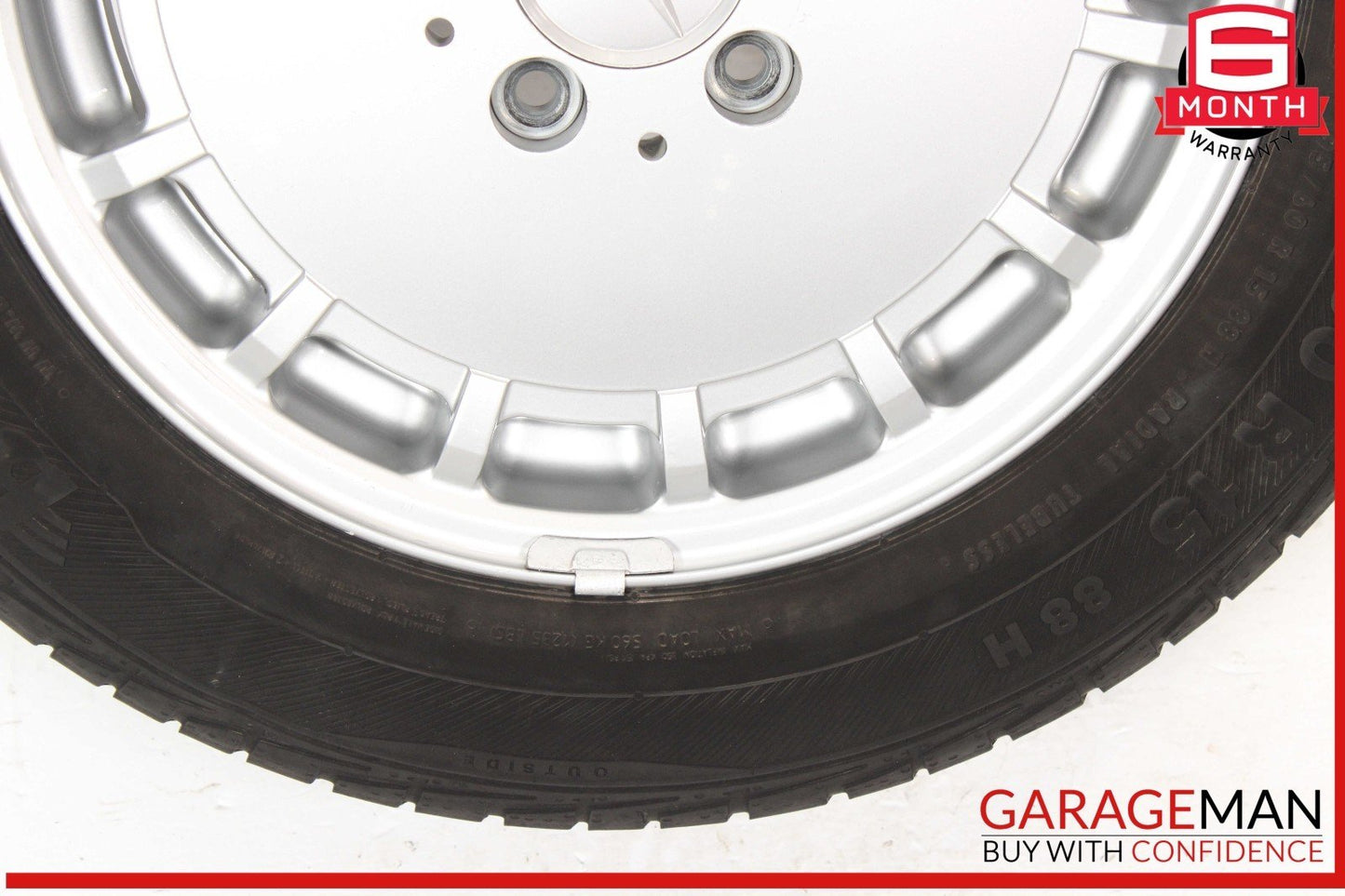 85-93 Mercedes W201 190E 190D Right or Left Wheel Tire Rim 6Jx15H2 ET49 OEM