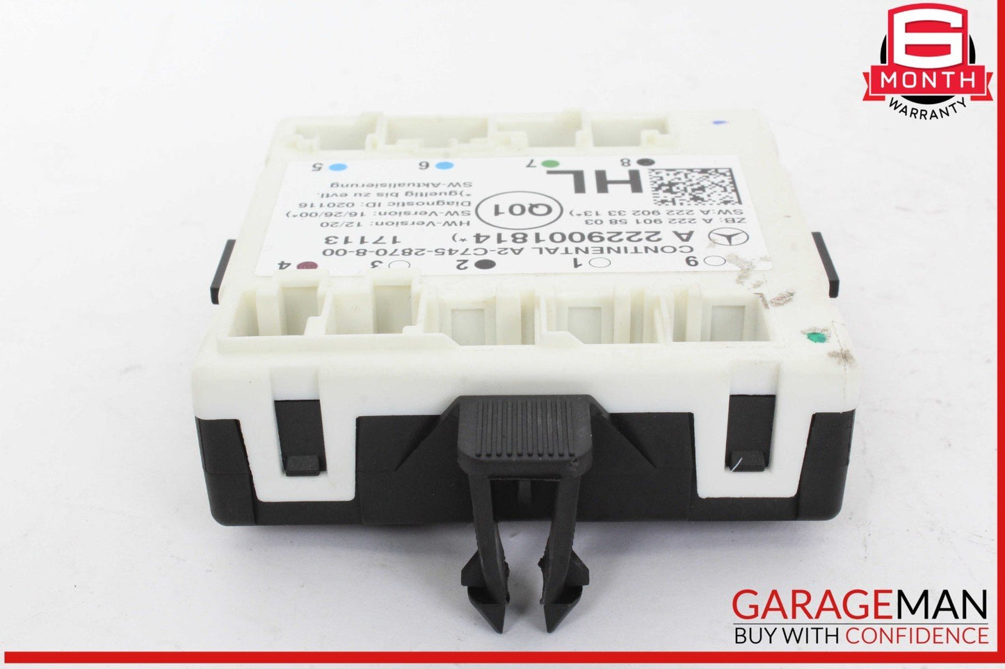 15-20 Mercedes W205 C300 Rear Left Driver Side Door Control Module Unit OEM
