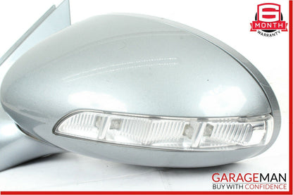 07-09 Mercedes W221 S550 Front Left Driver Side Mirror Door Rear View Silver