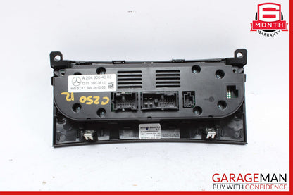 12-14 Mercedes W204 C250 C63 AC A/C Heater Climate Control Switch Trim OEM