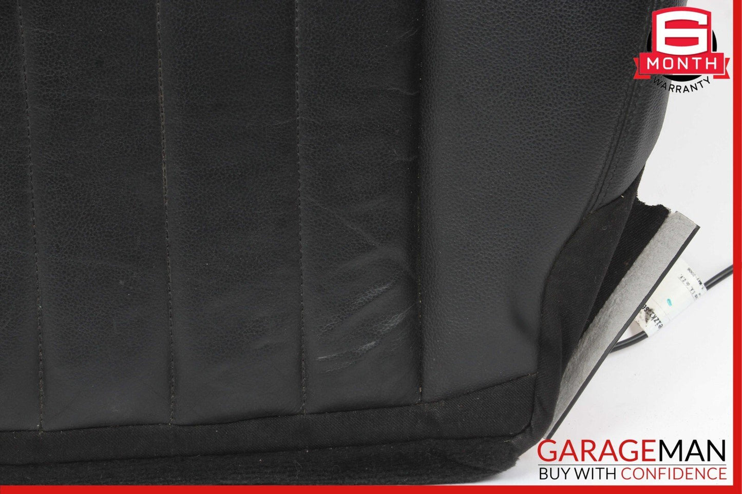 06-08 Mercedes W164 ML350 Front Right Side Lower Bottom Seat Cushion Black OEM