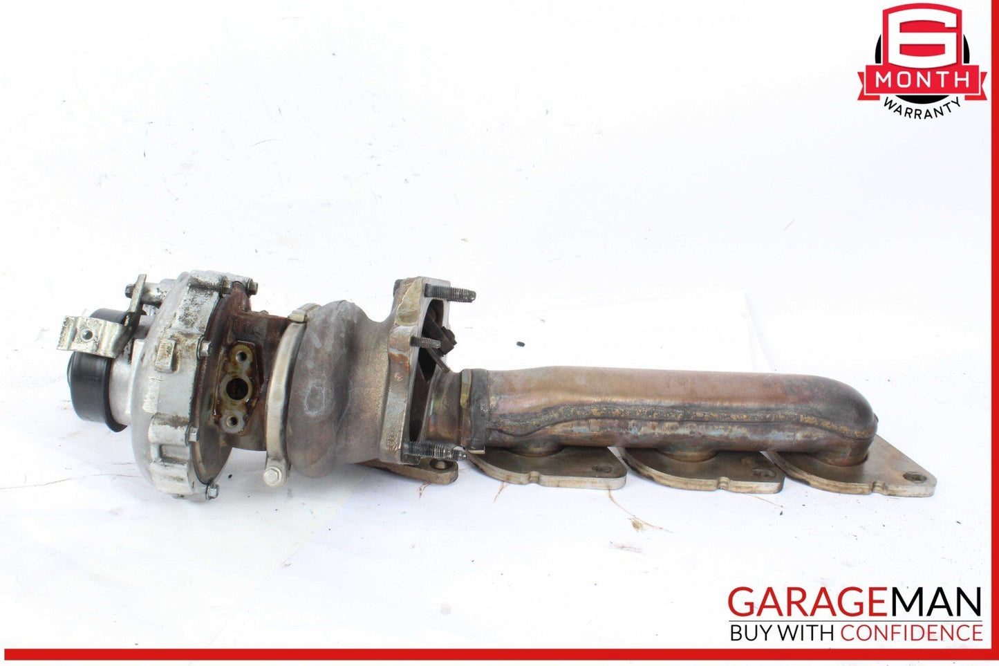 11-16 Mercedes X166 GL450 S550 Left Turbocharger Turbo Charger Manifold OEM