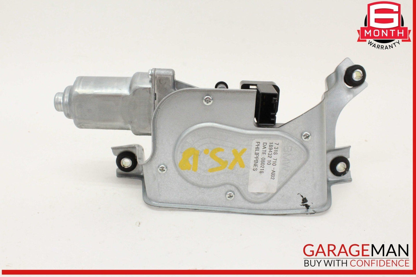 14-18 BMW X5 F15 Rear Window Windscreen Windshield Wiper Motor 7318710 OEM