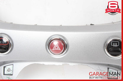 13-19 Fiat 500 Instrument Panel Trim Bezel Silver 1VH562SCAB OEM