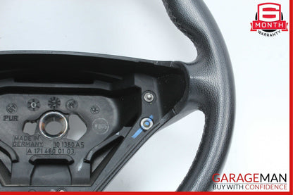 05-08 Mercedes W203 C230 SLK280 C280 Sport 3 Spoke Steering Wheel Leather Black