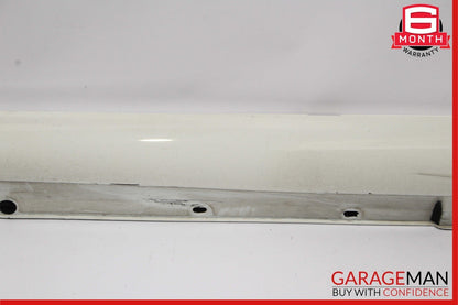 08-14 Mercedes W204 C250 AMG Sport Sedan Left Side Skirt Rocker Moulding White