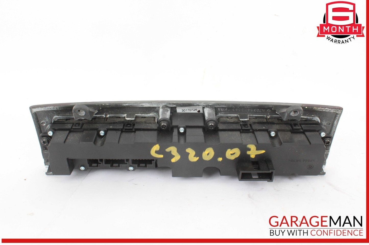 05-07 Mercedes W203 C230 Dashboard Dash Control Switch Panel Trim Wood OEM