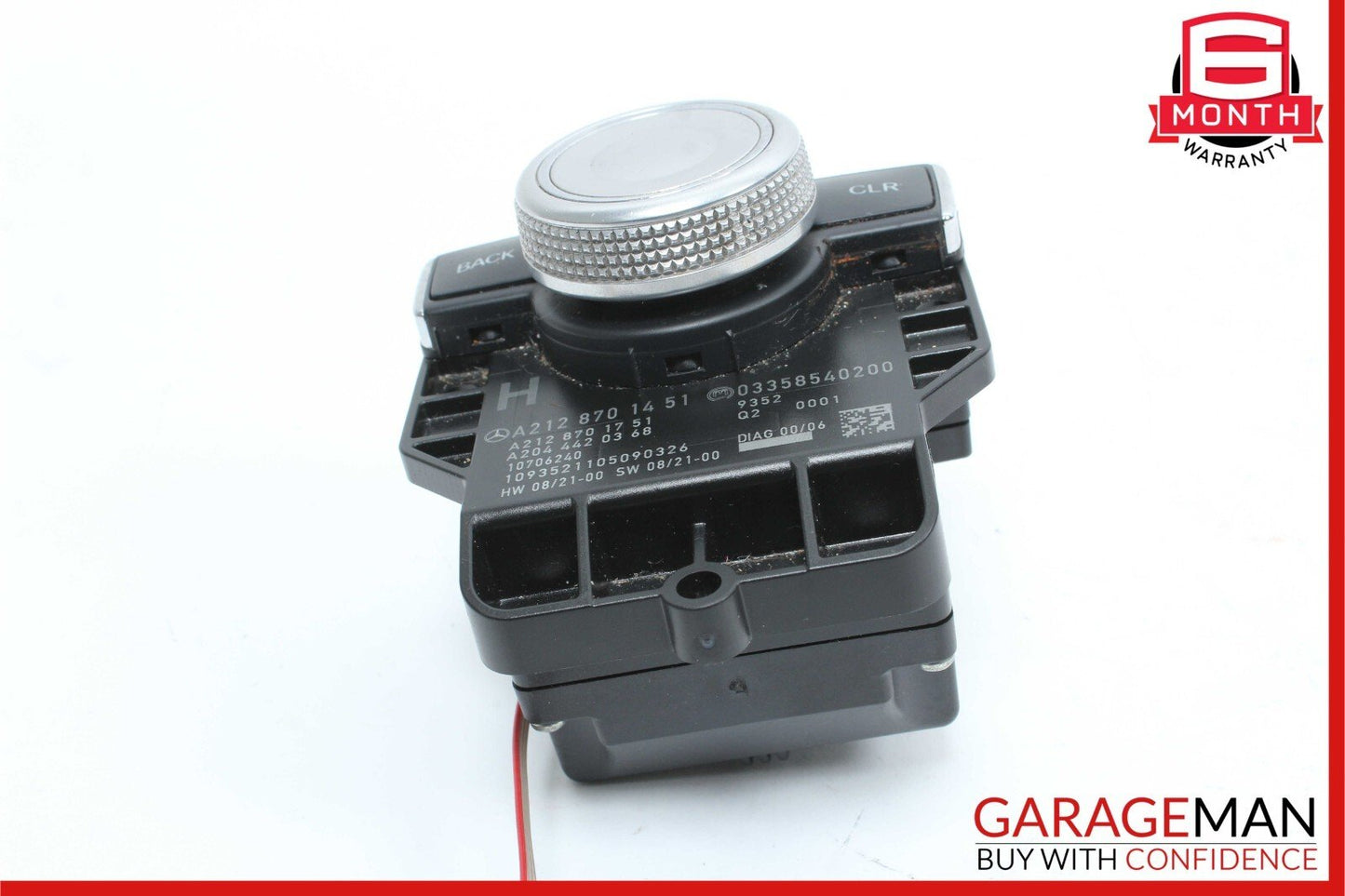 10-13 Mercedes W212 E350 E550 E63 Console Head Unit Controller Knob Multi Switch
