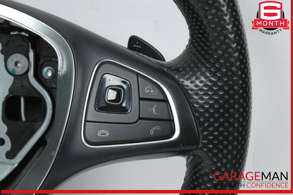 17-19 Mercedes W213 E300 Sport Steering Wheel Black 0004607103 OEM