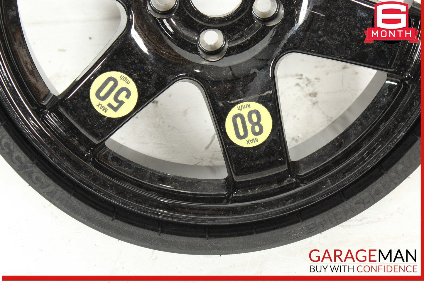 14-17 Maserati Ghibli Emergency Spare Tire Compact Wheel Donut Rim 6.00Bx18H2