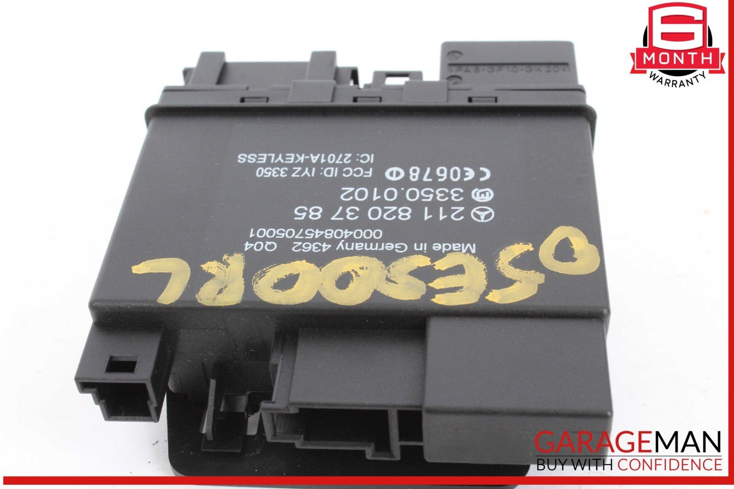 03-11 Mercedes W211 E500 Rear Right Side Door Keyless Go Control Module Unit OEM