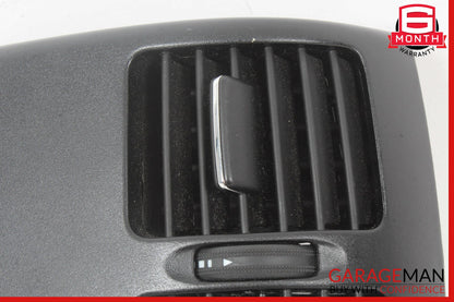 08-17 Mercedes W204 C250 E350 Rear Center Console AC Air Vent Trim Black OEM