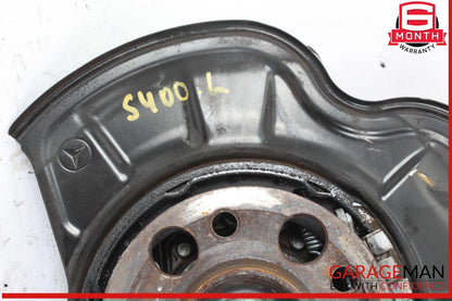 07-13 Mercedes W221 S400 Hybrid Rear Left Carrier Wheel Spindle Knuckle RWD OEM