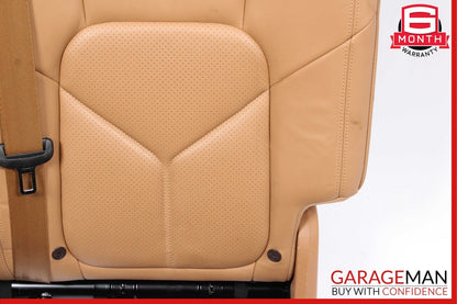 11-17 Porsche Cayenne 958 Rear Left Side Top Upper Seat Cushion Assembly Brown