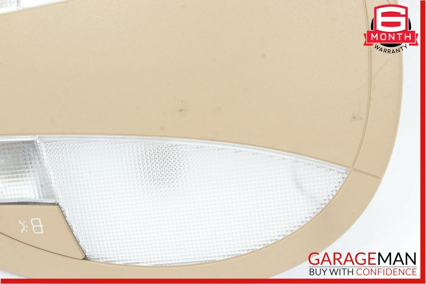 07-09 Mercedes W211 E350 E550 E63 AMG Rear Overhead Dome Light Reading Map Brown