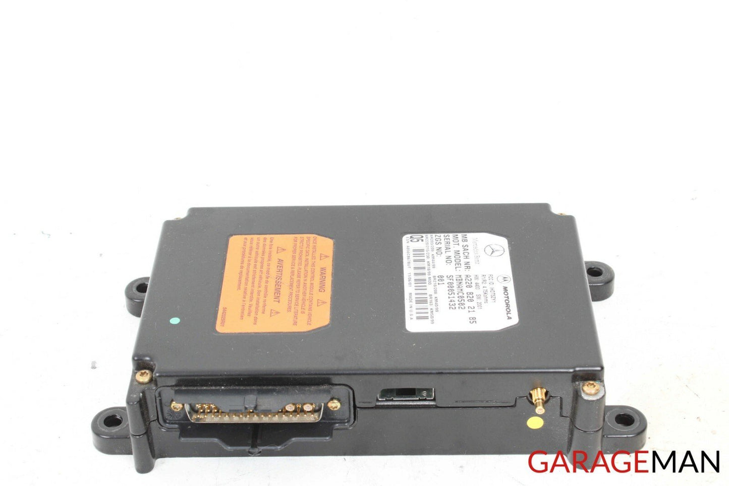 98-05 MERCEDES W163 ML320 ML500 TELEPHONE VOICE CONTROL MODULE 2208202185 Q5 OEM