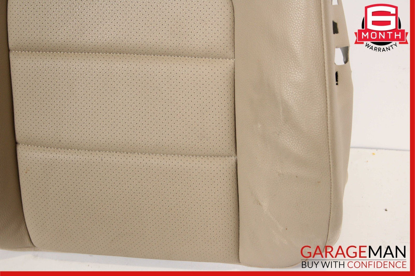 08-14 Mercedes W204 C250 Sedan Front Right Side Top Upper Seat Cushion Beige