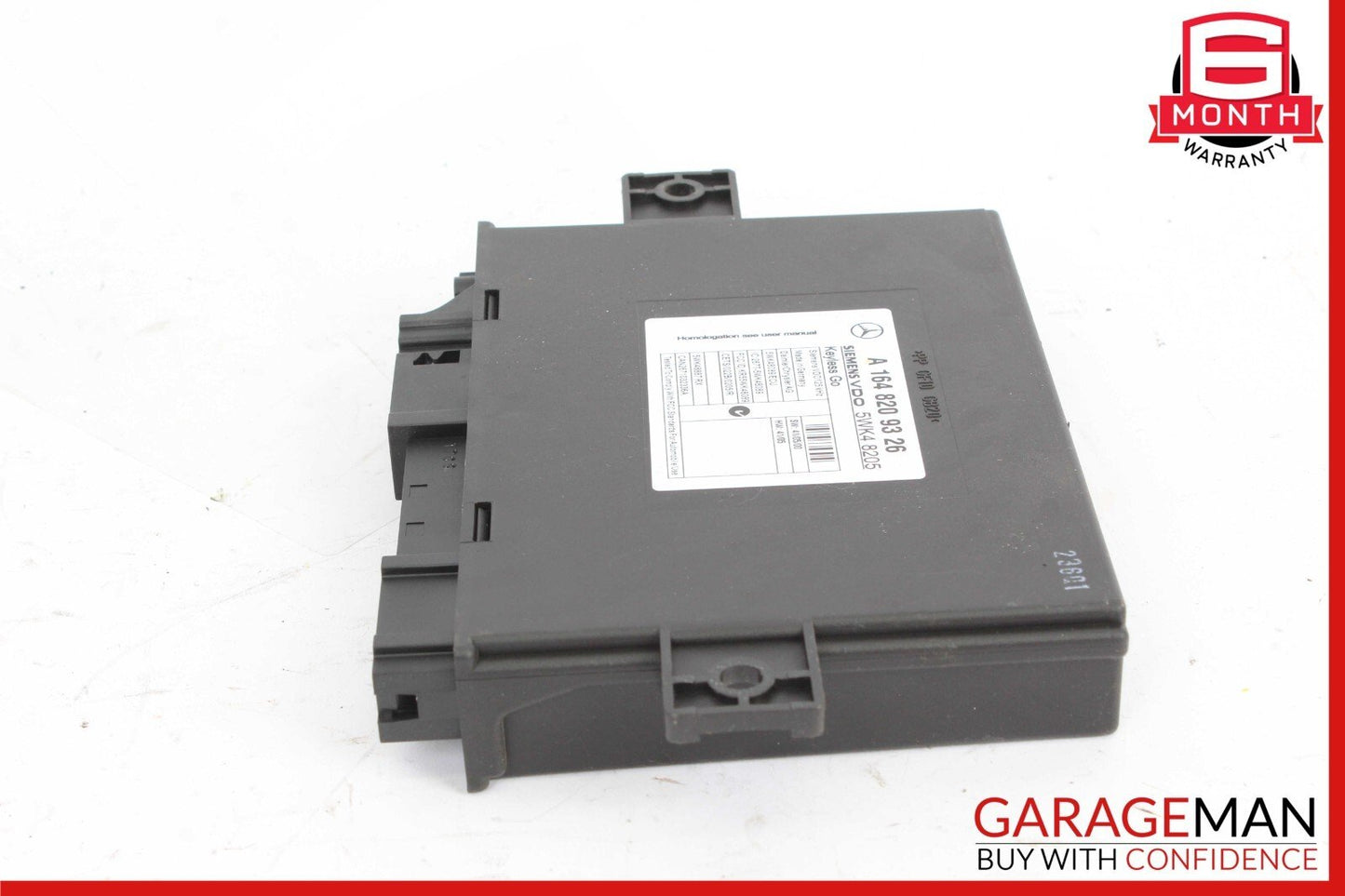06-12 Mercedes X164 GL450 GL550 ML350 Keyless Go Control Module 1648206285 OEM