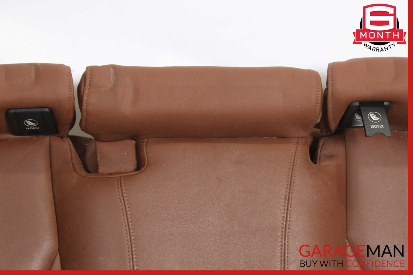 14-17 Maserati Ghibli M157 Rear Bench Lower Bottom Seat Cushion Cover Brown OEM